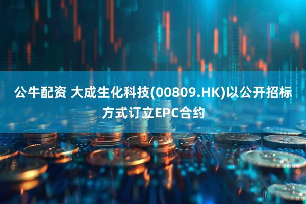 公牛配资 大成生化科技(00809.HK)以公开招标方式订立EPC合约